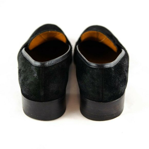 Salvatore Ferragamo Sport Suede Heeled Loafer 6 - Picture 9 of 11